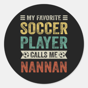 Adesivo Meu jogador de futebol favorito me chama de mãe de