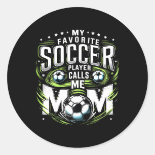 Adesivo Meu jogador de futebol favorito me chama de mamãe