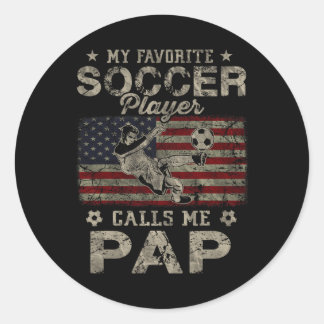 Adesivo Meu jogador de futebol favorito me chama de Pap Ba