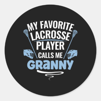 Adesivo Meu Jogador De Lacrosse Favorito Me Chama De Avó