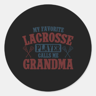 Adesivo Meu Jogador De Lacrosse Favorito Me Chama De Avó L