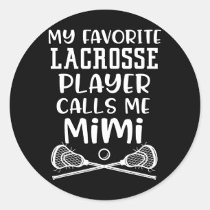 Adesivo Meu Jogador De Lacrosse Favorito Me Chama De Gam D