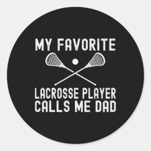 Adesivo Meu Jogador De Lacrosse Favorito Me Chama De Pai P
