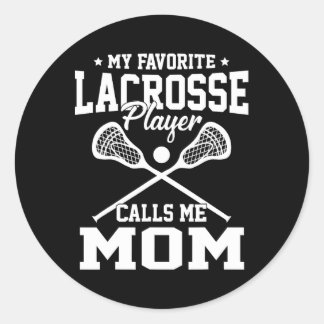 Adesivo Meu Jogador De Lacrosse Favorito Me Chama Mãe Vint