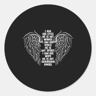 Adesivo Meu Marido É Minha Esposa Viúva De Anjo Guardião