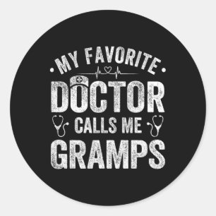 Adesivo Meu Médico Favorito Me Chama de Gramps Pai&# s Da