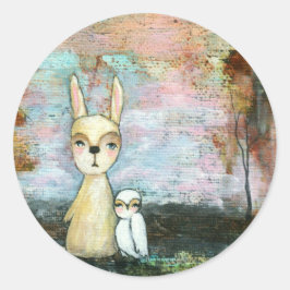 Adesivo Meu Melhor Amigo, Coelho Bebê, Abstrato