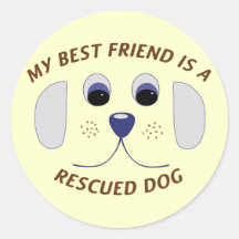 Meu melhor amigo é um cão resgatado