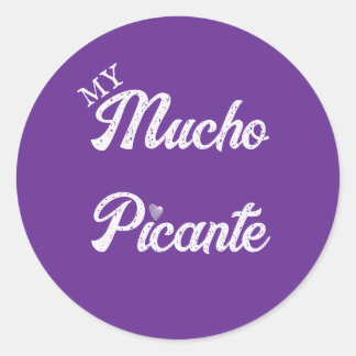 Adesivo Meu Muito Picante Roxo