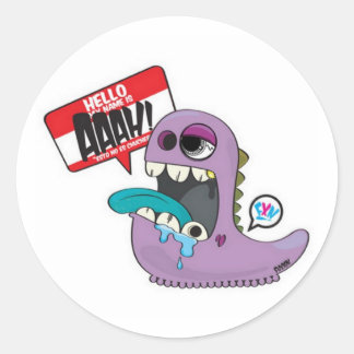 Adesivo Meu nome é Aaah!