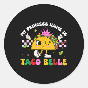 Adesivo Meu nome princesa é Taco Belle Cinco De Mayo Shirt