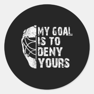 Adesivo Meu Objetivo É Negar Seu Hockey De Hockey Com Goal