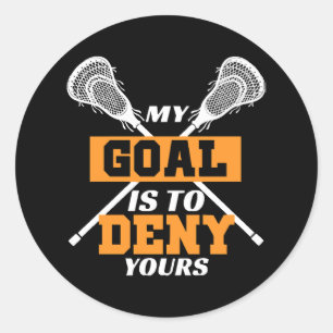 Adesivo Meu Objetivo É Negar Seu Lacrosse