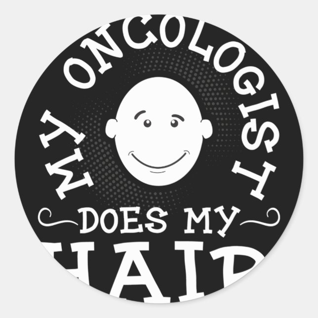 Adesivo Meu Oncologista Faz Meu Sobrevivente de câncer De  (Frente)