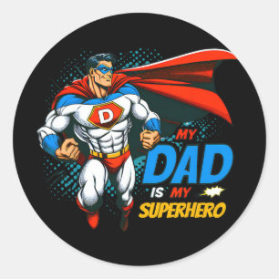 Adesivo Meu pai é meu super-herói Dia dos Pais Legal das C