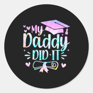 Adesivo Meu papai fez isso graduação graduado pai orgulhos