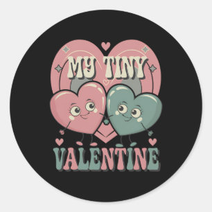 Adesivo Meu Pequeno Valentim Anúncio de Gravidez no Dia do