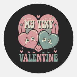 Adesivo Meu Pequeno Valentim Anúncio de Gravidez no Dia do