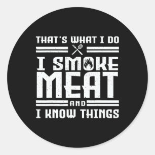 Adesivo Meu Pion Fumando Carne Para Perfeição