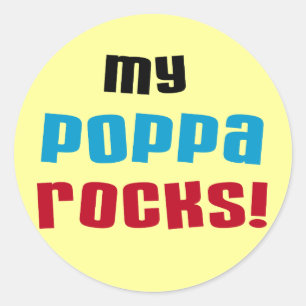 Adesivo Meu Poppa Rocks Camisetas e presentes