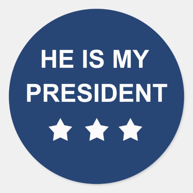 Adesivo Meu presidente (Frente)