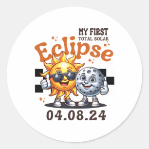 Adesivo Meu Primeiro Eclipse Solar Total Abril 8 2024 Todd