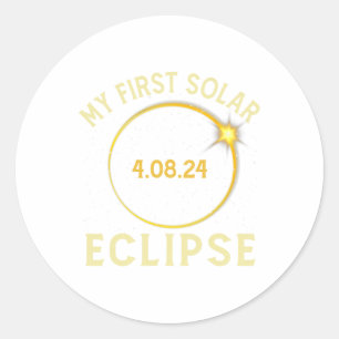 Adesivo Meu Primeiro Eclipse Solar Total Abril 8 Toddler K