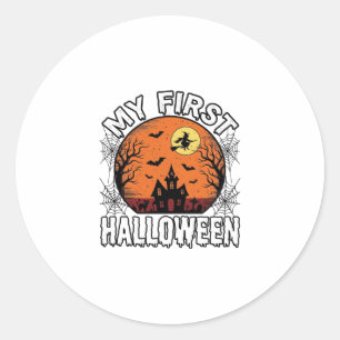 Adesivo Meu Primeiro Halloween Camisa Vintage para Criança