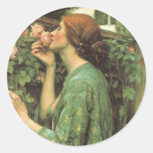 Adesivo Meu rosa doce, ou alma do rosa pelo Waterhouse
