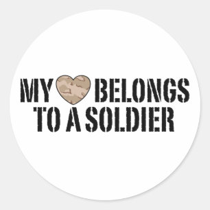 Adesivo Meu soldado do coração