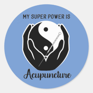 Adesivo Meu Super Poder é Acupuntura