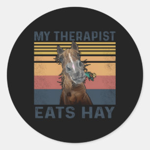Adesivo Meu Terapista Come Hay Horse