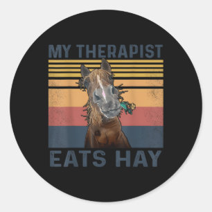Adesivo Meu Terapista Come Hay Horse