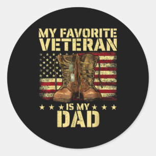 Adesivo Meu Veterano Favorito É Meu Pai Dia dos Veteranos