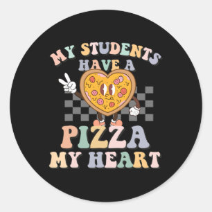 Adesivo Meus Alunos Têm Pizza-Meu-Coração