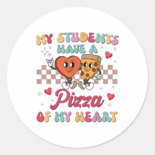 Adesivo Meus Alunos Têm Uma Pizza Do Meu Professor De Cora