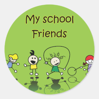 Adesivo Meus Amigos na Escola