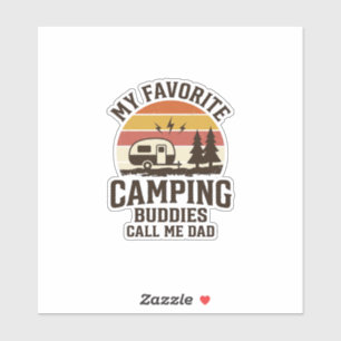 Adesivo Meus Companheiros de Acampamento Favoritos Me Cham