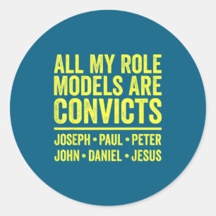 Adesivo Meus ídolos são condenados joseph paul peter john