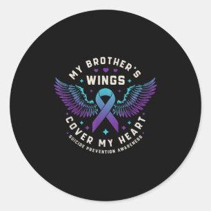 Adesivo Meus Irmãos Asas Cobrir Minha Prevenção ao Suicídi