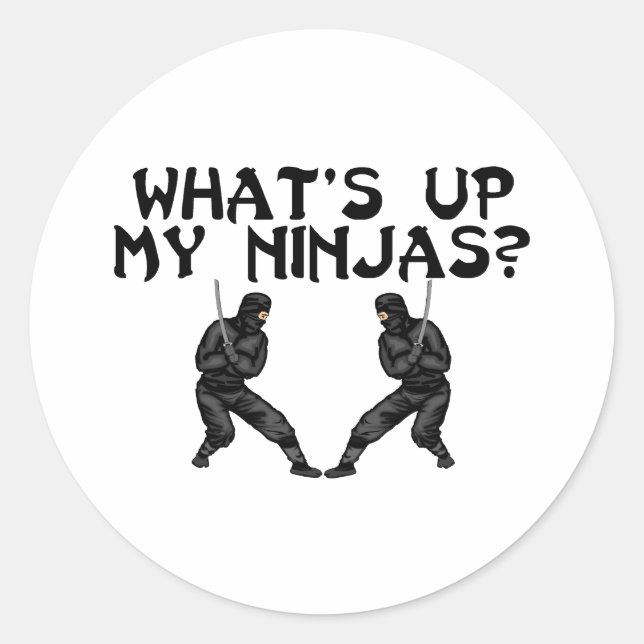 Adesivo Meus Ninjas (Frente)