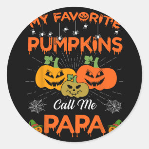 Adesivo Meus Pumpkins Favoritos Me Chamam De Mulheres Do D