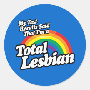 ADESIVO MEUS RESULTADOS DE TESTES DISSERAM LESBIANO