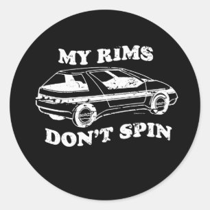 Adesivo MEUS RIMS NÃO ESPIAM A T-shirt