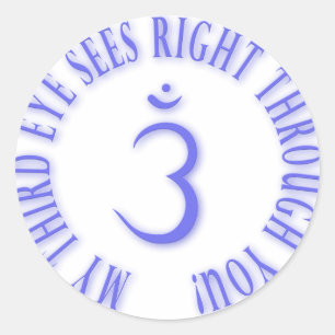 Adesivo Meus Terceiros Olhos Vêm Por Você