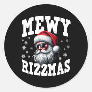Adesivo Mewy Rizzmas Crianças Adolescentes Engraçados Feli