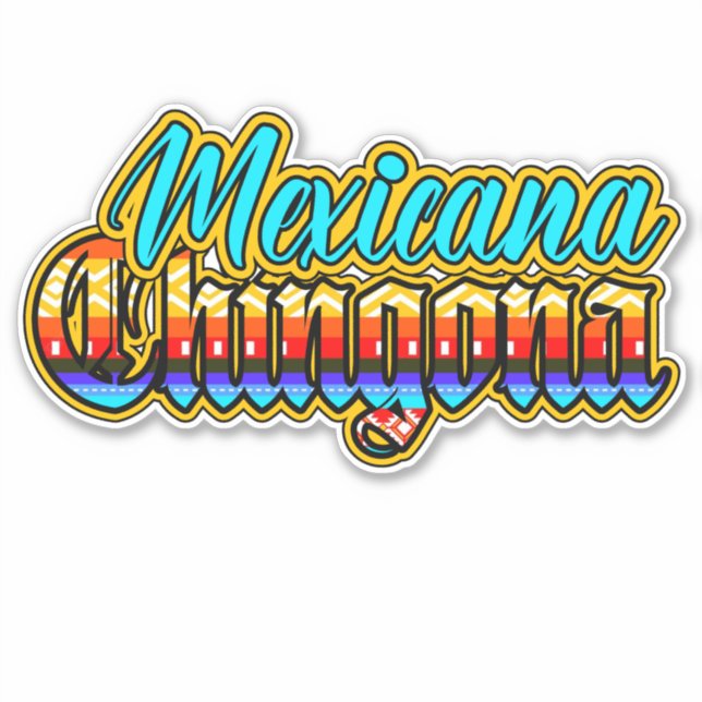 Adesivo Mexicana Chicana Sticker (Frente)