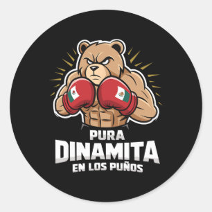 Adesivo Mexicano Boxing For Boys Mexico Pura Dinamita En L
