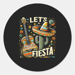 Adesivo Mexicano Cinco De Mayo Cactus Guitar Para Homens M
