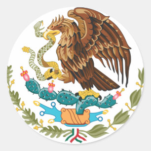 Adesivo Mexicano Eagle e cobra